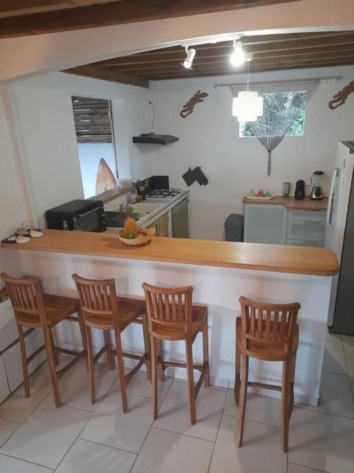 Maison Bord De Mer A 100 M Saint-Francois  Exterior foto